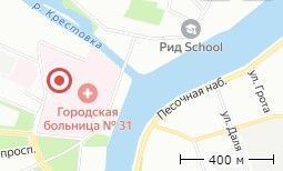 Морг городской больницы № 31. Адрес: Санкт-Петербург, проспект Динамо, 3Б.
