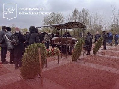 07.05.2025 года. Похороны на Колпинском кладбище Санкт-Петербурга
